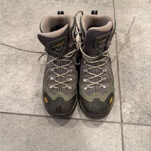 Asolo Charcoal and Olive Hiking Boots